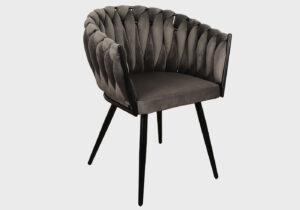 Wave chair - dark grey - iso